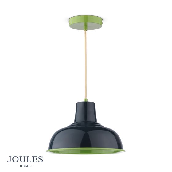 Där Lighting Joules Hatfield Pendant Blue And Green With Shade