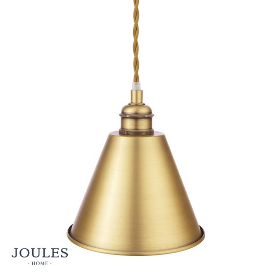 Där Lighting Joules Wollaton 3 Light Bar Pendant Matt Antique Brass And Matt White