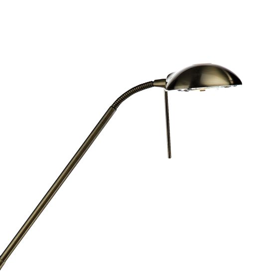där lighting Journal Task Floor Lamp Antique Brass (Multipack)