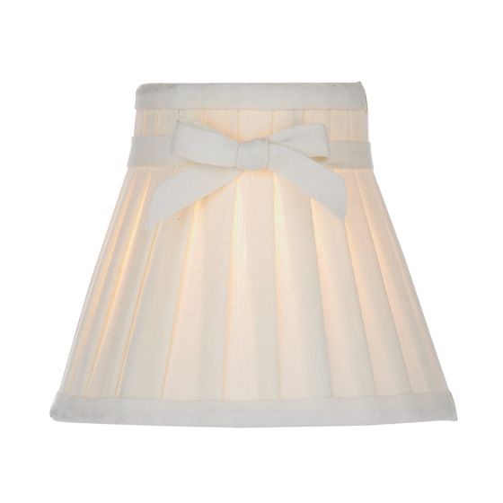 där lighting Judy Cream Linen Tapered Drum Shade 18cm