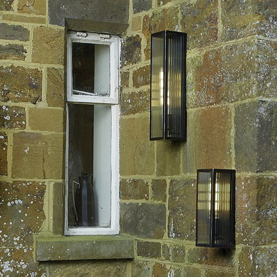 Där Lighting Keegan Outdoor Wall Light Rubbed Bronze IP44 Small