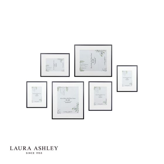 där lighting Laura Ashley Alisa Photo Frame Matt Black (Set of 6)