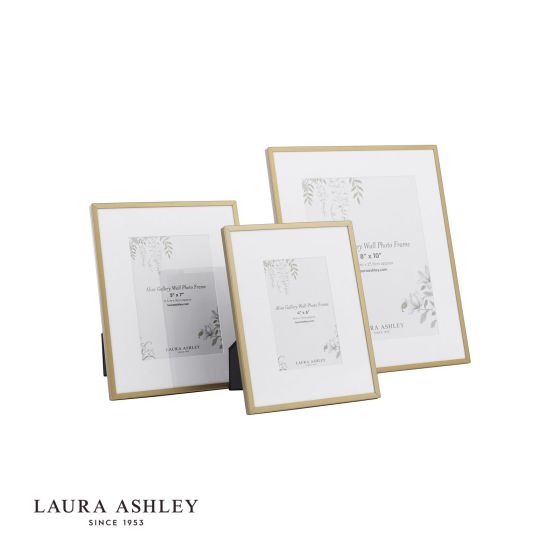 där lighting Laura Ashley Alisa Photo Frame Matt Gold (Set of 3)