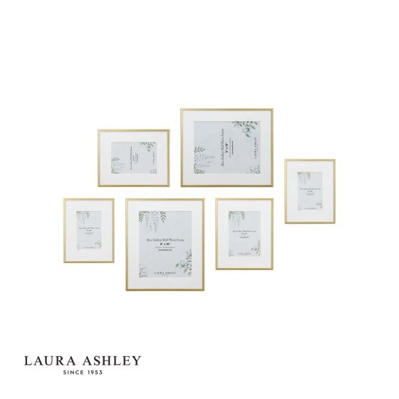 där lighting Laura Ashley Alisa Photo Frame Matt Gold (Set of 6)