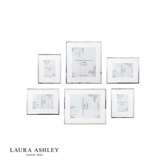 Där Lighting Laura Ashley Alisa Photo Frame Polished Silver (Set Of 6)