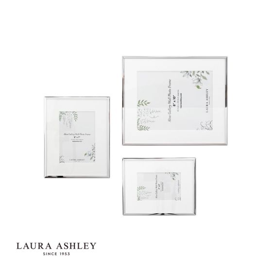 Där Lighting Laura Ashley Alisa Photo Frame Polished Silver (Set Of 3)