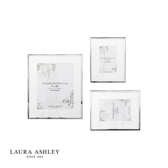 Där Lighting Laura Ashley Alisa Photo Frame Polished Silver (Set Of 3)