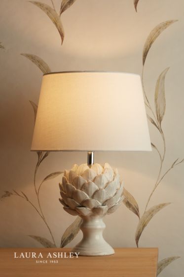 Där Lighting Laura Ashley Artichoke Ceramic Table Lamp With Shade