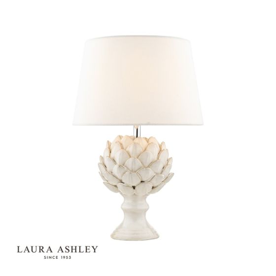 där lighting Laura Ashley Artichoke Ceramic Table Lamp With Shade