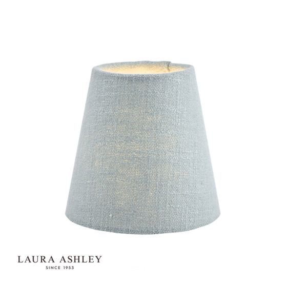 där lighting Laura Ashley Bacall Linen Empire Drum Shade Duck Egg Blue 12.5cm/5 inch