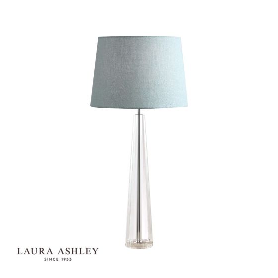 Där Lighting Laura Ashley Blake Large Table Lamp Crystal Polished Chrome Base Only