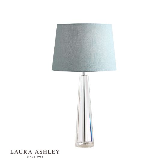 Där Lighting Laura Ashley Blake Medium Table Lamp Crystal Polished Chrome Base Only
