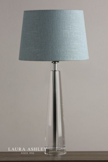 Där Lighting Laura Ashley Blake Medium Table Lamp Crystal Polished Chrome Base Only