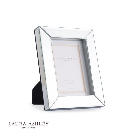 där lighting Laura Ashley Block Mirror Photo Frame 4x6 inch