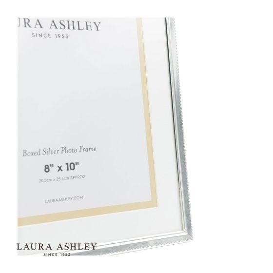 Där Lighting Laura Ashley Boxed Photo Frame Polished Silver 8x10 Inch