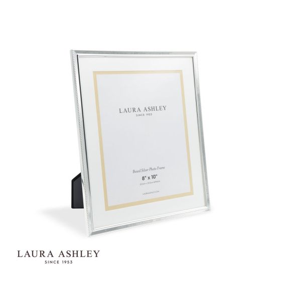 där lighting Laura Ashley Boxed Photo Frame Polished Silver 8x10 inch
