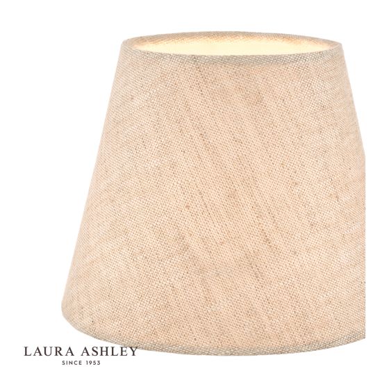Där Lighting Laura Ashley Bray Shade Natural Linen 14cm/5 Inch