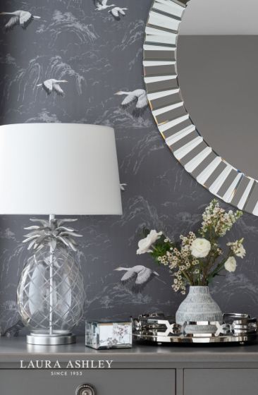 Där Lighting Laura Ashley Capri Large Bevelled Round Mirror 100cm