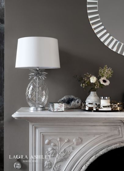 Där Lighting Laura Ashley Capri Large Bevelled Round Mirror 100cm