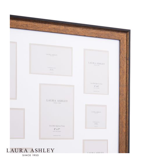 Där Lighting Laura Ashley Cara Photo Frame Bronze With 9 Apertures