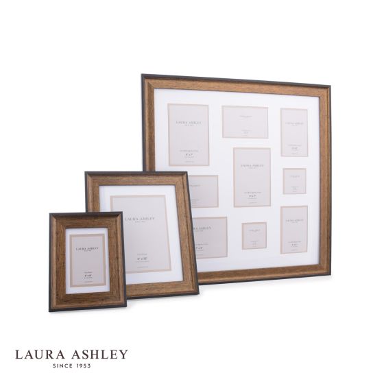 Där Lighting Laura Ashley Cara Photo Frame Bronze With 9 Apertures