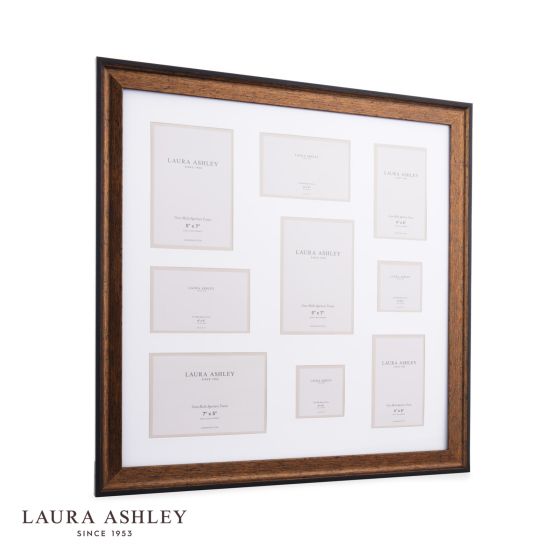 där lighting Laura Ashley Cara Photo Frame Bronze With 9 Apertures
