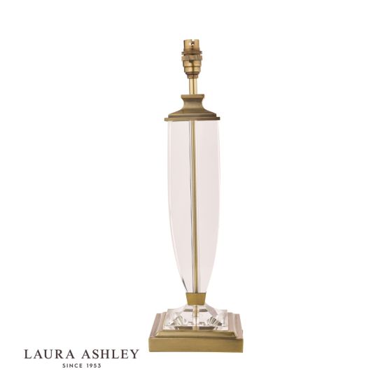 Där Lighting Laura Ashley Carson Large Table Lamp Antique Brass & Crystal Base Only