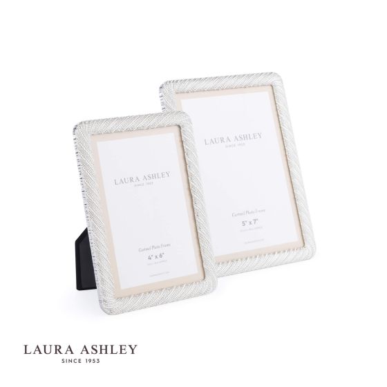 Där Lighting Laura Ashley Cartmel Photo Frame Silver Plated 4x6 Inch