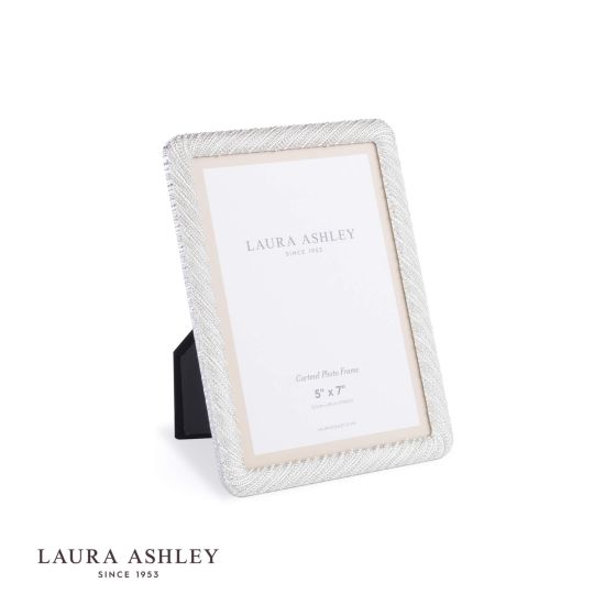 där lighting Laura Ashley Cartmel Photo Frame Silver Plated 5x7 inch