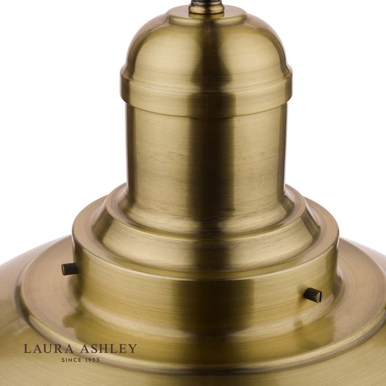 Där Lighting Laura Ashley Corbridge Pendant Antique Brass