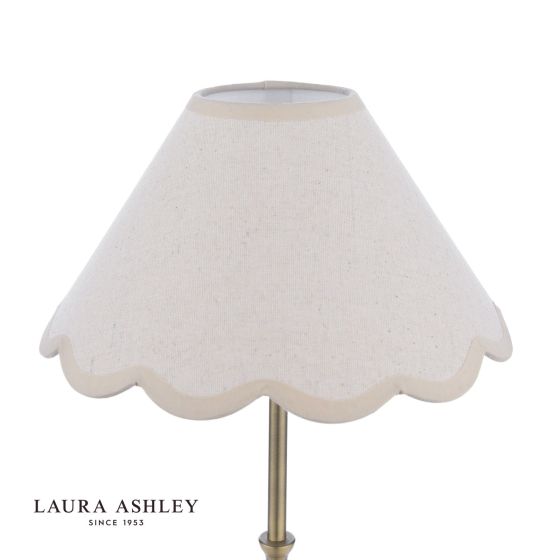Där Lighting Laura Ashley Cordwell Table Lamp Matt Antique Brass With Shade