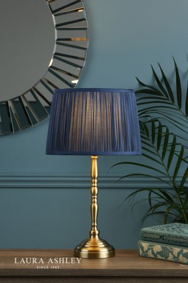 Där Lighting Laura Ashley Corey Antique Brass Candlestick Table Lamp Base Only