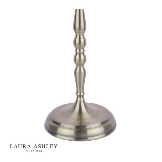 Där Lighting Laura Ashley Corey Floor Lamp Antique Brass Base Only