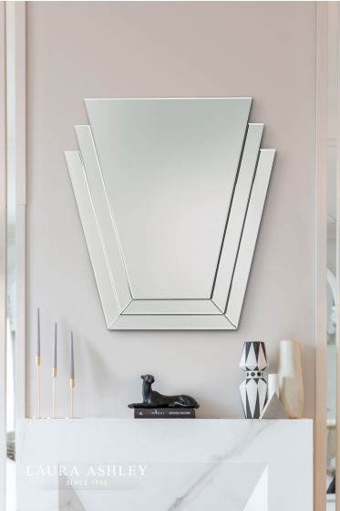 Där Lighting Laura Ashley Duchess Rectangle Mirror 90 X 78cm