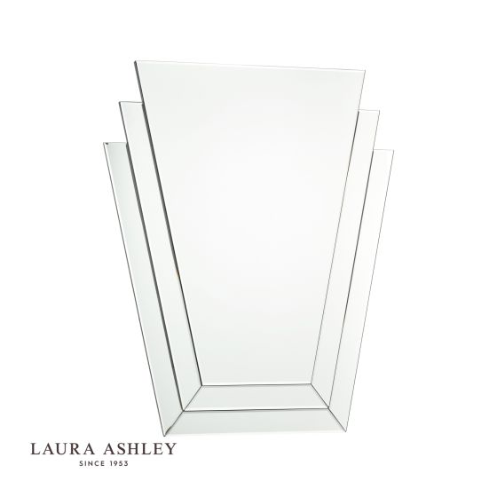 där lighting Laura Ashley Duchess Rectangle Mirror 90 x 78cm
