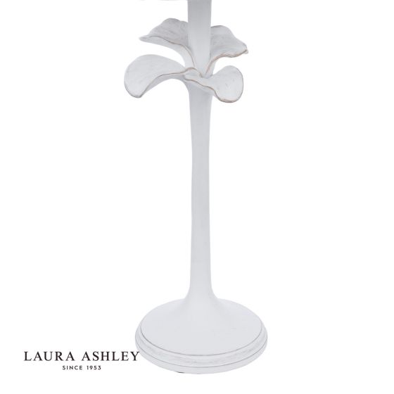 Där Lighting Laura Ashley Eleni Table Lamp Matt White With Shade