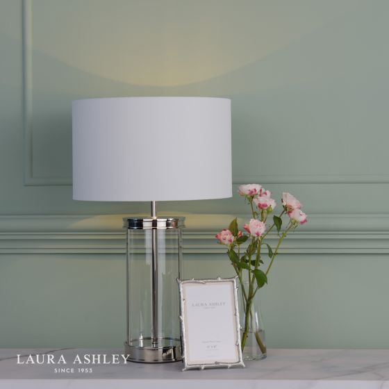 Där Lighting Laura Ashley Emmett Photo Frame Polished Nickel 4x6 Inch