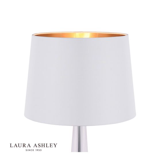 där lighting Laura Ashley Emyr Cream Silk Tapered Drum Shade 30.5cm/12 Inch