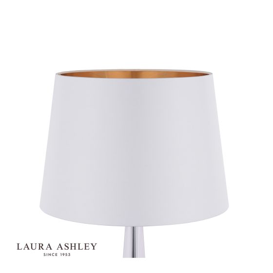Där Lighting Laura Ashley Emyr Silk Tapered Drum Shade Cream 40.5cm/16 Inch