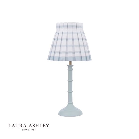 Där Lighting Laura Ashley Farnworth Table Lamp Matt Green With Shade