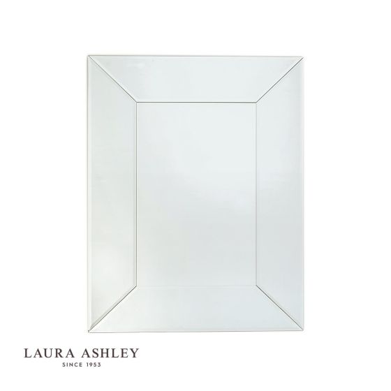 där lighting Laura Ashley Gatsby Large Rectangle Mirror 120 x 90cm