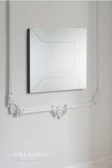 Där Lighting Laura Ashley Gatsby Square Mirror 90cm