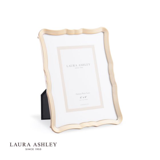 där lighting Laura Ashley Glasbury Photo Frame Gold Effect 4x6 inch