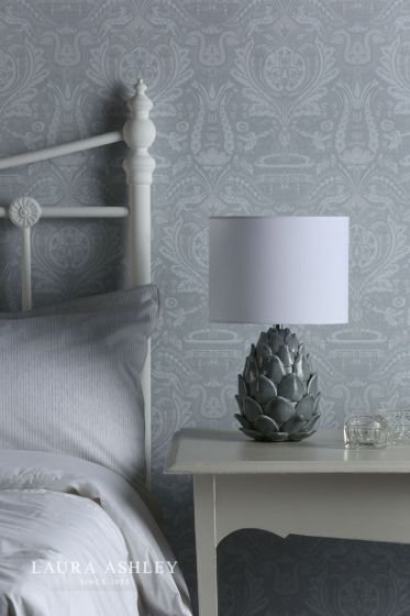 Där Lighting Laura Ashley Gresford Ceramic Table Lamp With Shade