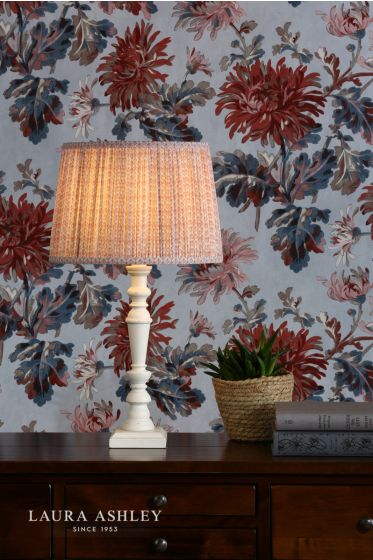Där Lighting Laura Ashley Gwendolen Pink Pattern Cotton Shade 30.5cm/12 Inch