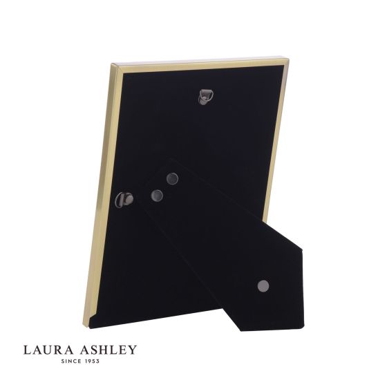 Där Lighting Laura Ashley Harrison Photo Frame Brushed Brass And Blue 4