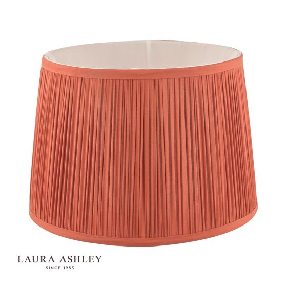 Där Lighting Laura Ashley Hemsley Silk Shade Crimson Red 25.5cm/10 Inch