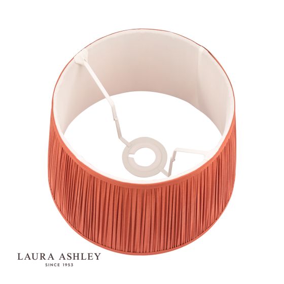 Där Lighting Laura Ashley Hemsley Silk Shade Crimson Red 25.5cm/10 Inch