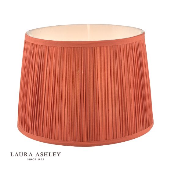 där lighting Laura Ashley Hemsley Silk Shade Crimson Red 25.5cm/10 inch