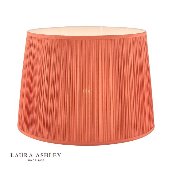 där lighting Laura Ashley Hemsley Silk Shade Crimson Red 40.5cm/16 inch